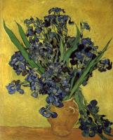 Gogh, Vincent van - Vase with Violet Irises against a Yellow Background